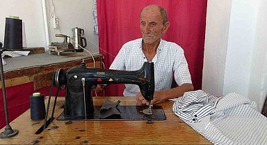 Çocuk yaşta eline aldığı iğne ipliği 60 yıldır bırakmadı
