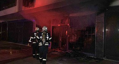 Çorum'da bir iş yerine ait depoda çıkan yangın korkuttu