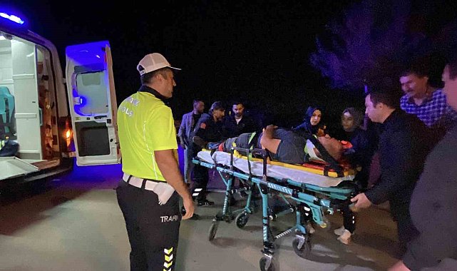 Çorum'da iki motosiklet çarpıştı: 1 yaralı