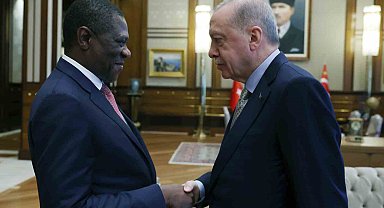 Cumhurbaşkanı Erdoğan, Güney Afrika Cumhuriyeti Cumhurbaşkanı Yardımcısı Mashatile'yi kabul etti