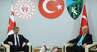 Cumhurbaşkanı Erdoğan, Kocaeli'de Gürcistanlı mevkidaşı ile buluştu