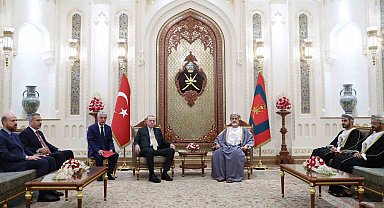 Cumhurbaşkanı Erdoğan, Umman Sultanı Al Said ile bir araya geldi