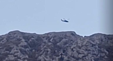 Dağda mahsur kalan 2 kişi askeri helikopterle kurtarıldı