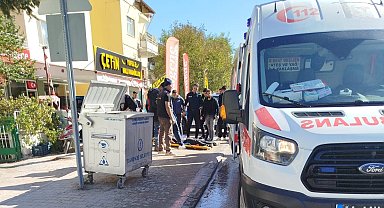 Darende otomobil ile motosiklet çarpıştı: 1 yaralı