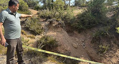 DEAŞ'lıların öldürdüğü Binali Aslan'ın gömüldüğü yer görüntülendi