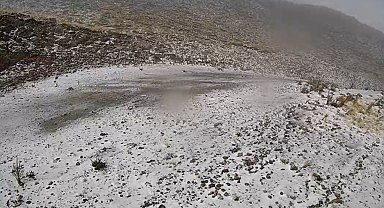 Denizli'ye yılın ilk karı düştü