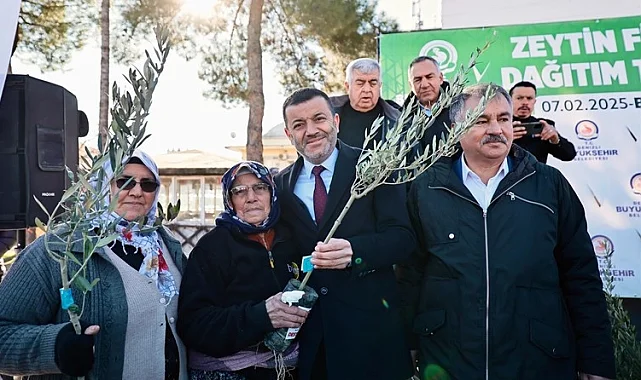 Denizli'de üreticiye 100 bin zeytin fidanı desteği