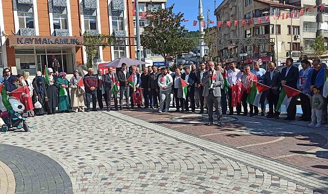 Devrek'ten Filistin'e destek, "Gazze bizim vicdanımızdır"
