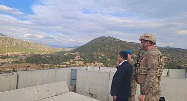 Dicle Kaymakamı Mustafa Atış askeri üs bölgesini ziyaret etti