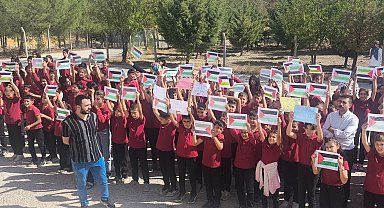 Dicle'de öğrencilerden Gazze'ye destek çalışması