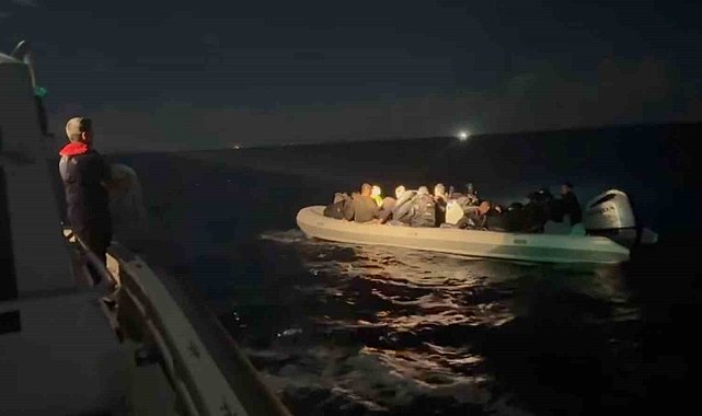 Didim'de 25 düzensiz göçmen yakalandı