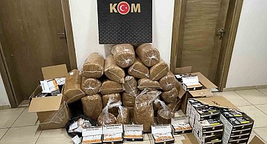 Didim'de kaçak tütün ve alkol operasyonu: 2 gözaltı