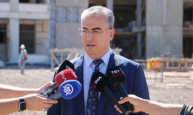 Diyarbakır Şehir Hastanesi'nde inşaat çalışmaları hızla devam ediyor