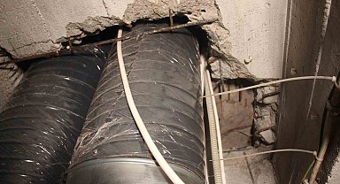 Dönercinin bacası için bina demirleri kesildi, bina sakinleri duruma isyan etti