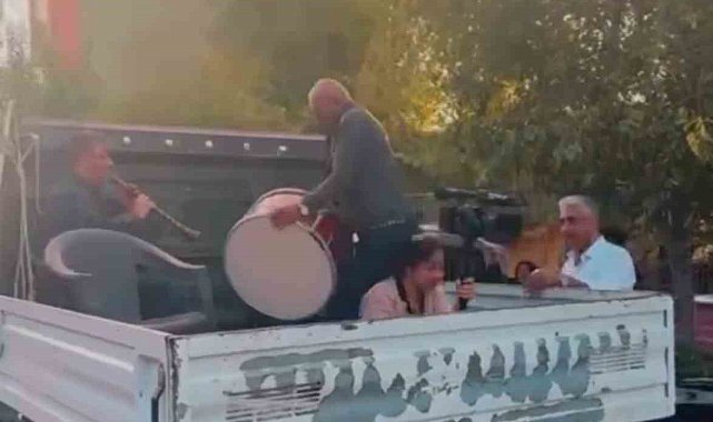 Düğün kameramanının zor anları kamerada: Her şey bir anda oldu