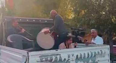 Düğün kameramanının zor anları kamerada: Her şey bir anda oldu