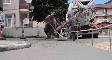 Düzce'de 12 kilometre yeni yol açıldı