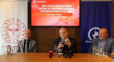 Düzce'de 400 yataklı hastane 360 günde inşa edilecek