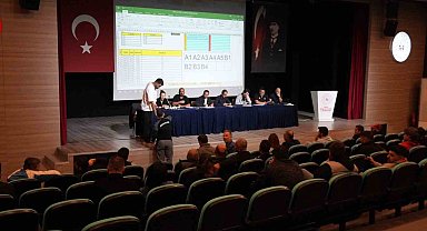 Düzce'de okul sporları fikstür çekimi gerçekleştirildi