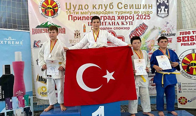 Düzceli sporcular Makedonya'dan derece ile döndü