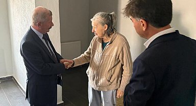 Edirne Keşan'da Kaymakam Mercan'dan yaşlılara ziyaret