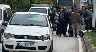Edirne'de otomobil yaya geçidinde kadına çarptı