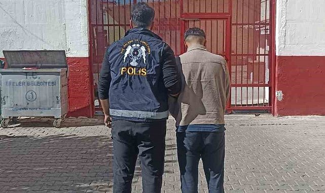 Efeler'de 10 yıl hapis cezası bulunan firari yakalandı