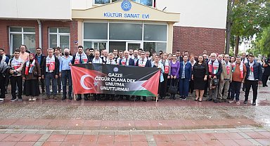 Ege Üniversitesinde, soykırıma uğrayan Gazze anlatıldı