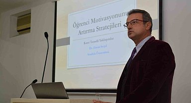 Eğitim Fakültesi'nde 'Öğrenci Motivasyonu Arttırma Teknikleri' semineri düzenlendi