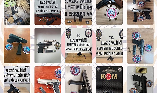 Elazığ'da aranan 95 şüpheli yakalandı