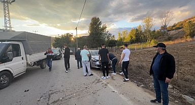 Erbaa'da minibüs ile otomobil çarpıştı: 5 yaralı