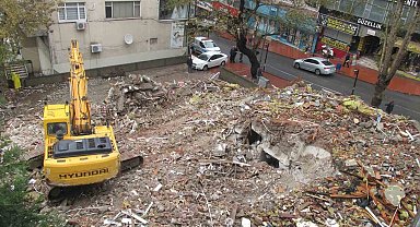 Ereğli'de bina yıkımı sırasında gaz sızıntısı paniğe neden oldu
