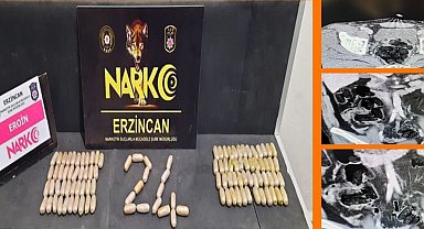 Erzincan polisinden çarpıcı operasyon: Midelerinde 109 ölüm kapsülü