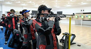 Erzincan'da atıcılık il birinciliği müsabakaları yapıldı