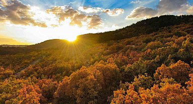 Erzincan'da hazan mevsimi güzelliği