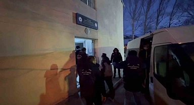 Erzurum'da kaçak göçmen operasyonu