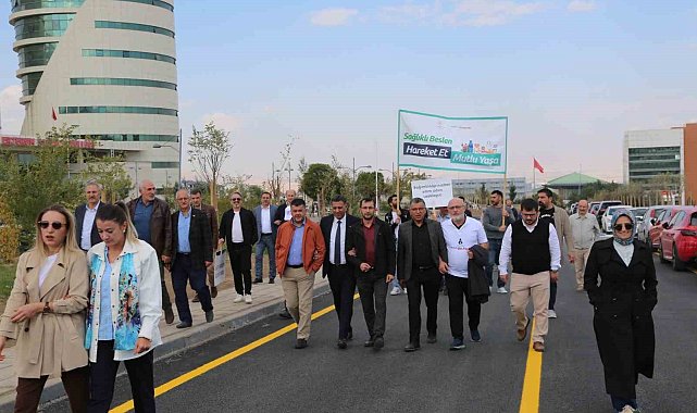 Erzurum'da sağlıklı yaşam mesajı