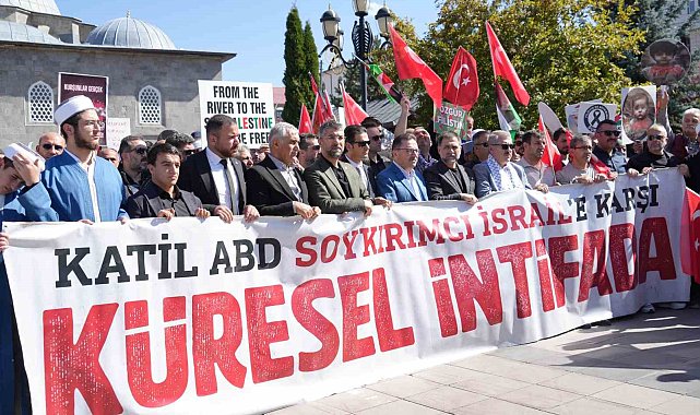 Erzurum'dan Gazze'ye destek