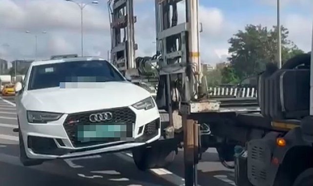 Esenler'de sahte plakalı aracın sahibi ve sürücüsüne 334 bin lira para cezası