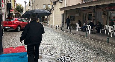 Eskişehir'de sağanak yağış etkili oldu