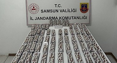 Evinde 3 bin 472 adet sentetik ecza ele geçirilen şahıs gözaltına alındı