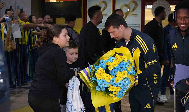 Fenerbahçe'ye Samsun'da coşkulu karşılama