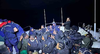 Fethiye açıklarında 46 düzensiz göçmen yakalandı