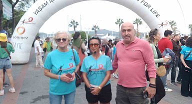 Fethiye'de kanser hastaları için koştular