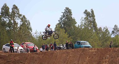 Fethiye'de motokros heyecanı