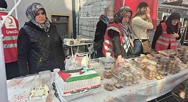 Filistin temalı pasta 6 bin TL'ye satıldı