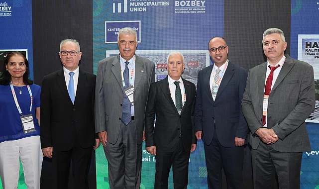 Filistinli belediye başkanlarından Başkan Bozbey'e teşekkür