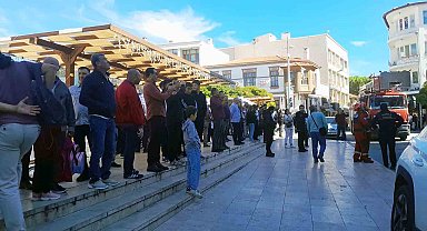 Film sahnesi gibi izlediler