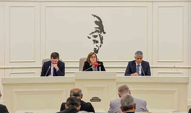Gaziantep Büyükşehir Belediyesi Ekim Ayı Meclisi toplandı