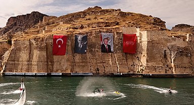 Gaziantep Rumkale su sporları etkinliği nefes kesti